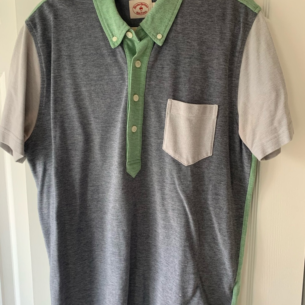 Brooks Brothers - fratty multi color polo